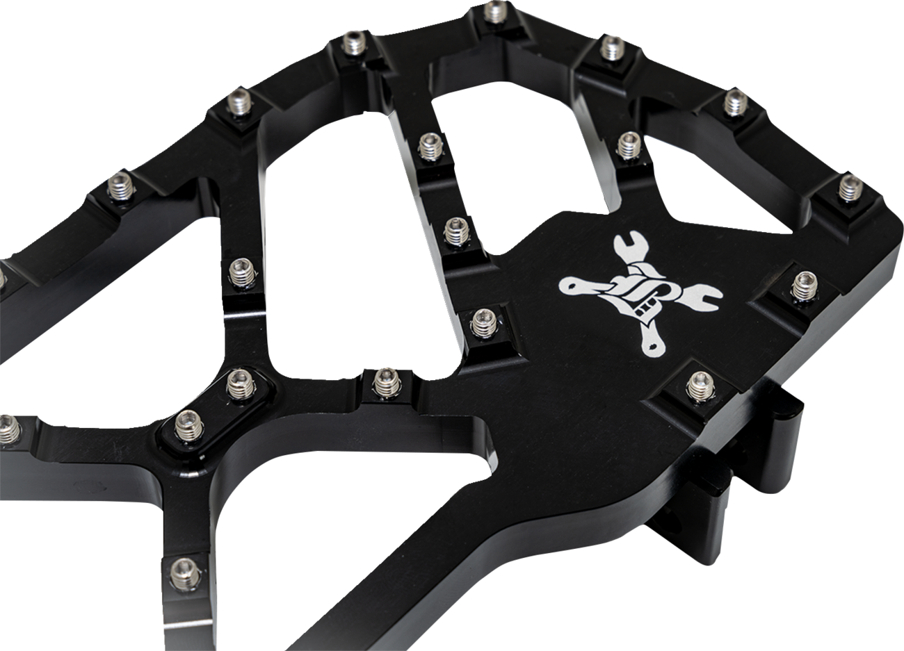 BURLY BRAND MX-Evolution Floorboards - Driver - Black - FL '85-'26 B13-1053B