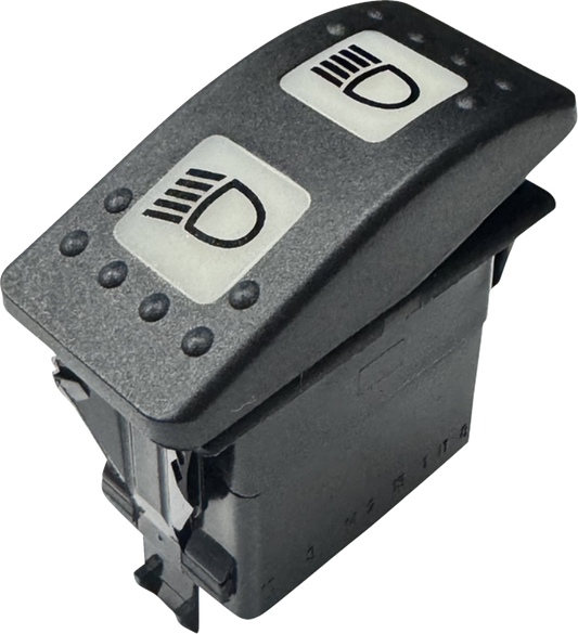 CUSTOM DYNAMICS Non-Interrupting 3-Position Lighted Rocker Switch - Shark Demon® 2 CD-OR-SWITCH