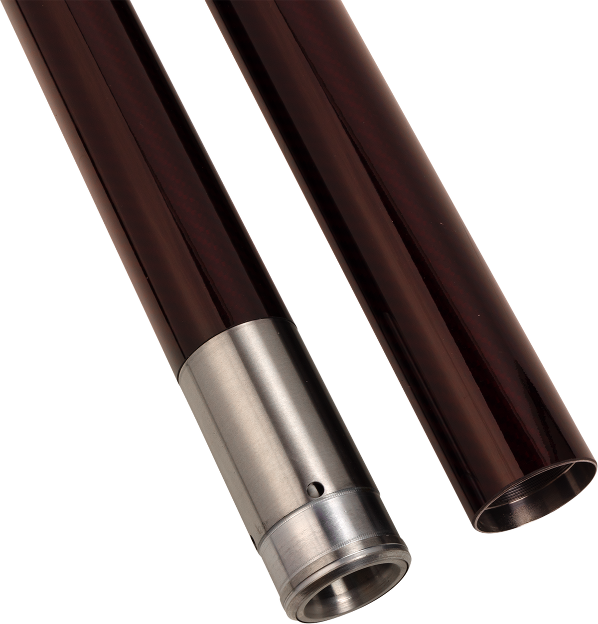 CUSTOM CYCLE ENGINEERING Fork Tubes - 49 mm - 23.75" - Deep Red 716100