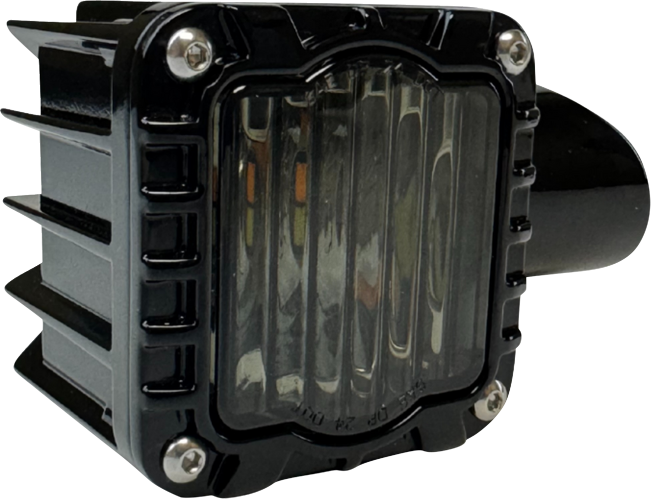 CUSTOM DYNAMICS Turn Signal - Shark Demon™ - LED - Front - Smoke Lens SD-RG-FT-AW