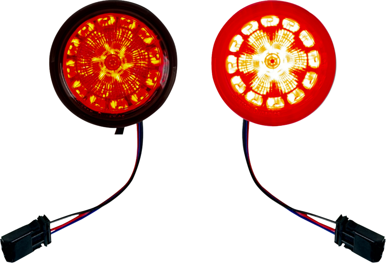 CUSTOM DYNAMICS ProBeam® Rear Turn Signal Inserts - LED - Smoke Lens PB-R-25JAE-S