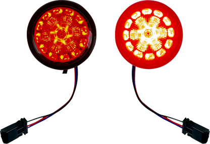 CUSTOM DYNAMICS ProBeam® Rear Turn Signal Inserts - LED - Smoke Lens PB-R-25JAE-S