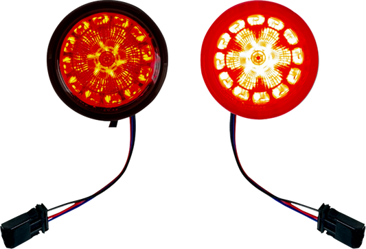 CUSTOM DYNAMICS ProBeam® Rear Turn Signal Inserts - LED - Smoke Lens PB-R-25JAE-S