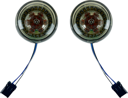 CUSTOM DYNAMICS ProBeam® Front Turn Signal Inserts - LED - Smoke Lens PB-AW-25JAE-S