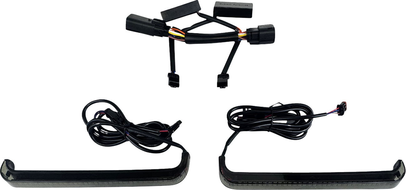 CUSTOM DYNAMICS Run/Turn/Brake Light - LED - Low-Profile - SaddleBag CD-LPDC-23-S