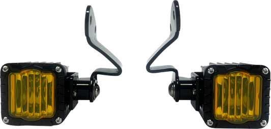 CUSTOM DYNAMICS Front Turn Signals - Shark Demo® - LED - Yellow SD-23RG-FT-YB 