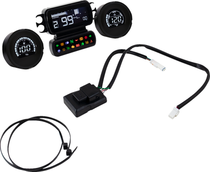 KOSO NORTH AMERICA Complete D2 Gauge Kit - LCD - HD Touring/Trike BA080050
