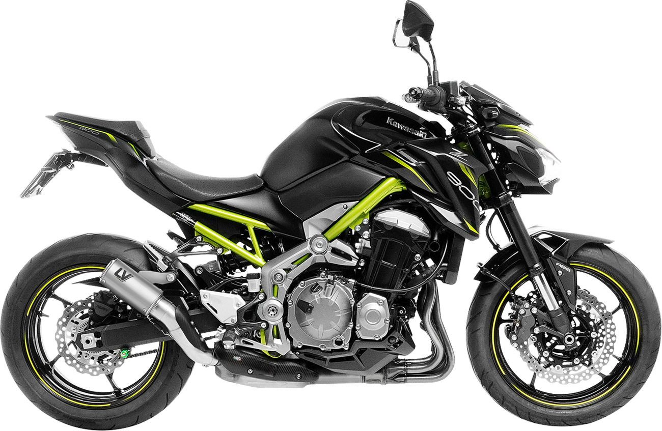 LEOVINCE LV Corsa S Slip-On Muffler - Titanium - Kawasaki Z 900 15402ST