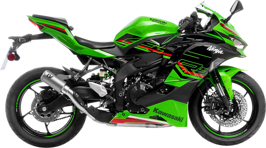 LEOVINCE LV Corsa S Slip-On Muffler - Titanium - Kawasaki ZX-4R/RR 15409STU