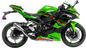 LEOVINCE LV Corsa S Slip-On Muffler - Titanium - Kawasaki ZX-4R/RR 15409STU