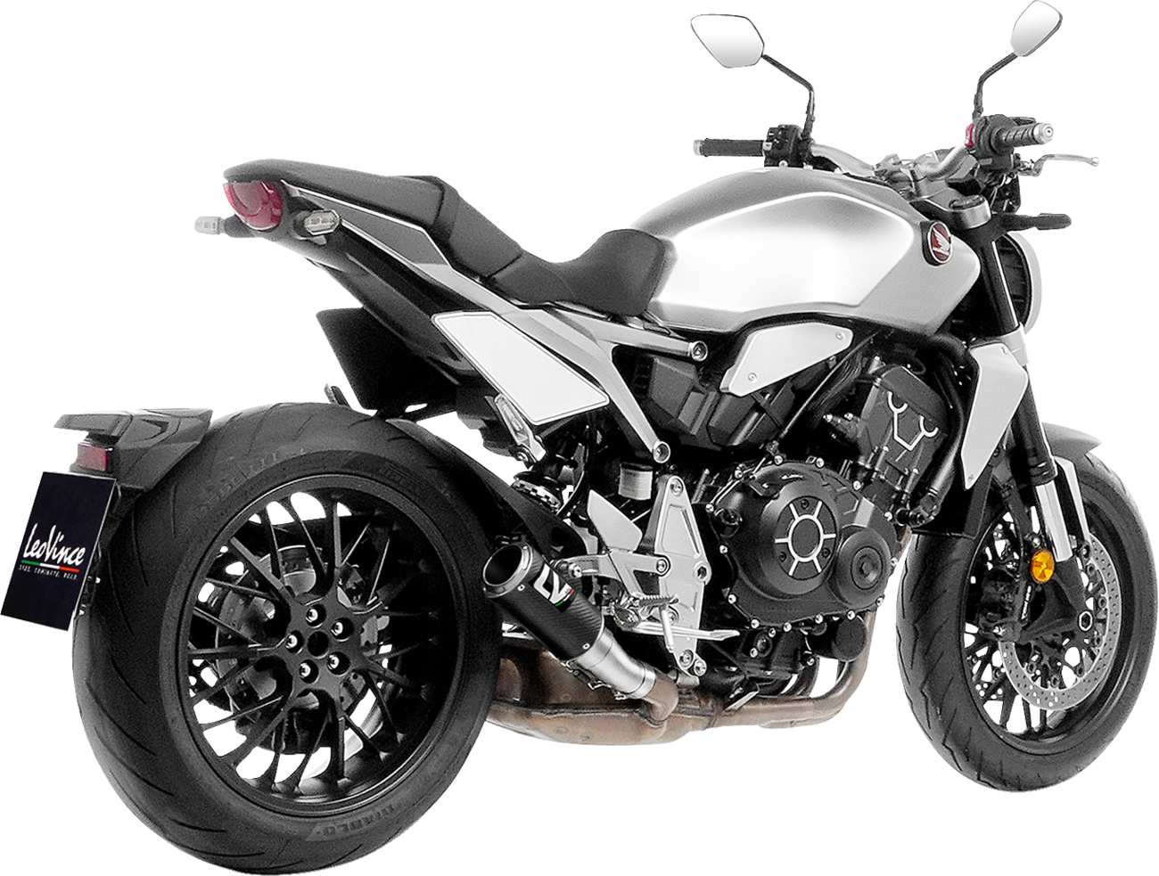 LEOVINCE LV Corsa Slip-On Muffler - Carbon Fiber - Honda CB 1000 R 15410CU