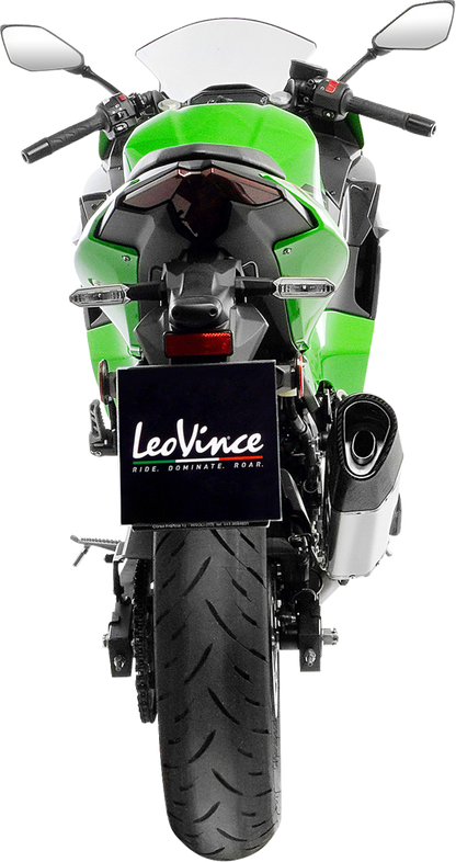 LEOVINCE LV-14 Slip-On Muffler - Titanium - Yamaha Tenere 700 15609TU