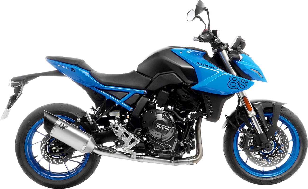 LEOVINCE LV-14 R Exhaust System - Titanium - Suzuki GSX-8R/S 15606TU