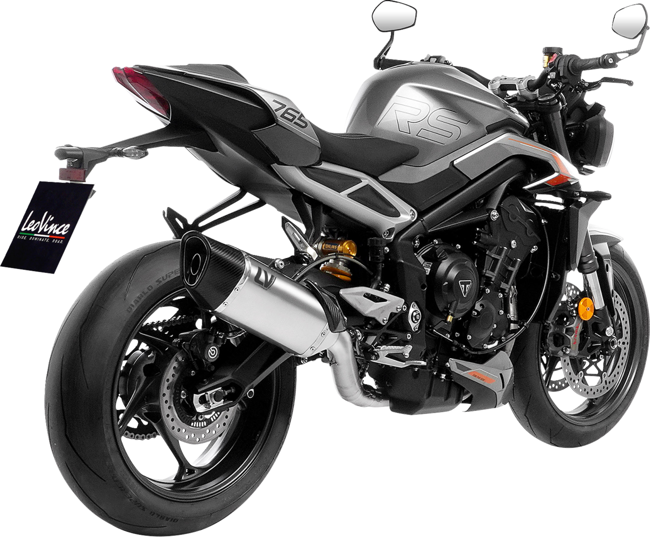 LEOVINCE LV-14 R Exhaust System - Titanium - Triumph Street Triple 765 15608TU
