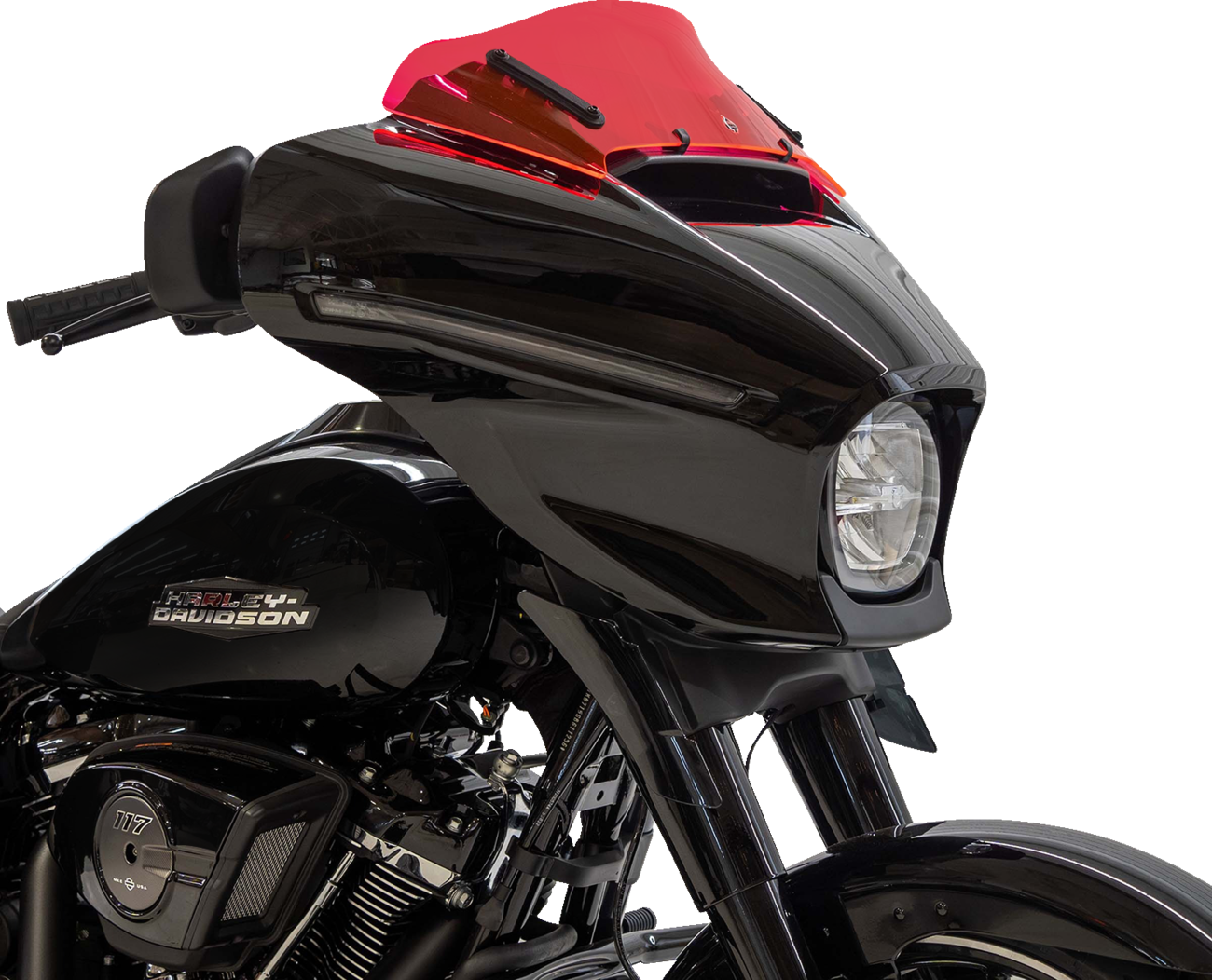 KLOCK WERKS Ice Flare® Windshield - 6-1/2" - Pink Ice - FLHX KWW-01-0736