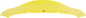 KLOCK WERKS Ice Flare® Windshield - 6-1/2" - Yellow Ice - FLHX KWW-01-0738