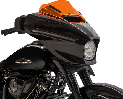 KLOCK WERKS Ice Flare® Windshield - 6-1/2" - Orange Ice - FLHX KWW-01-0737