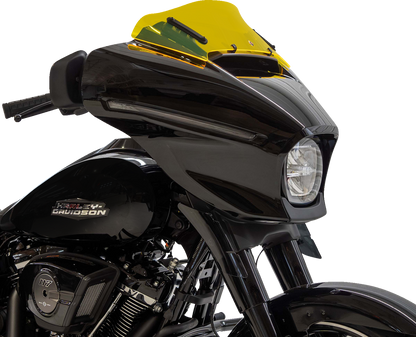 KLOCK WERKS Ice Flare® Windshield - 6-1/2" - Yellow Ice - FLHX KWW-01-0738