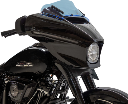 KLOCK WERKS Ice Flare® Windshield - 6-1/2" - Blue Ice - FLHX KWW-01-0740