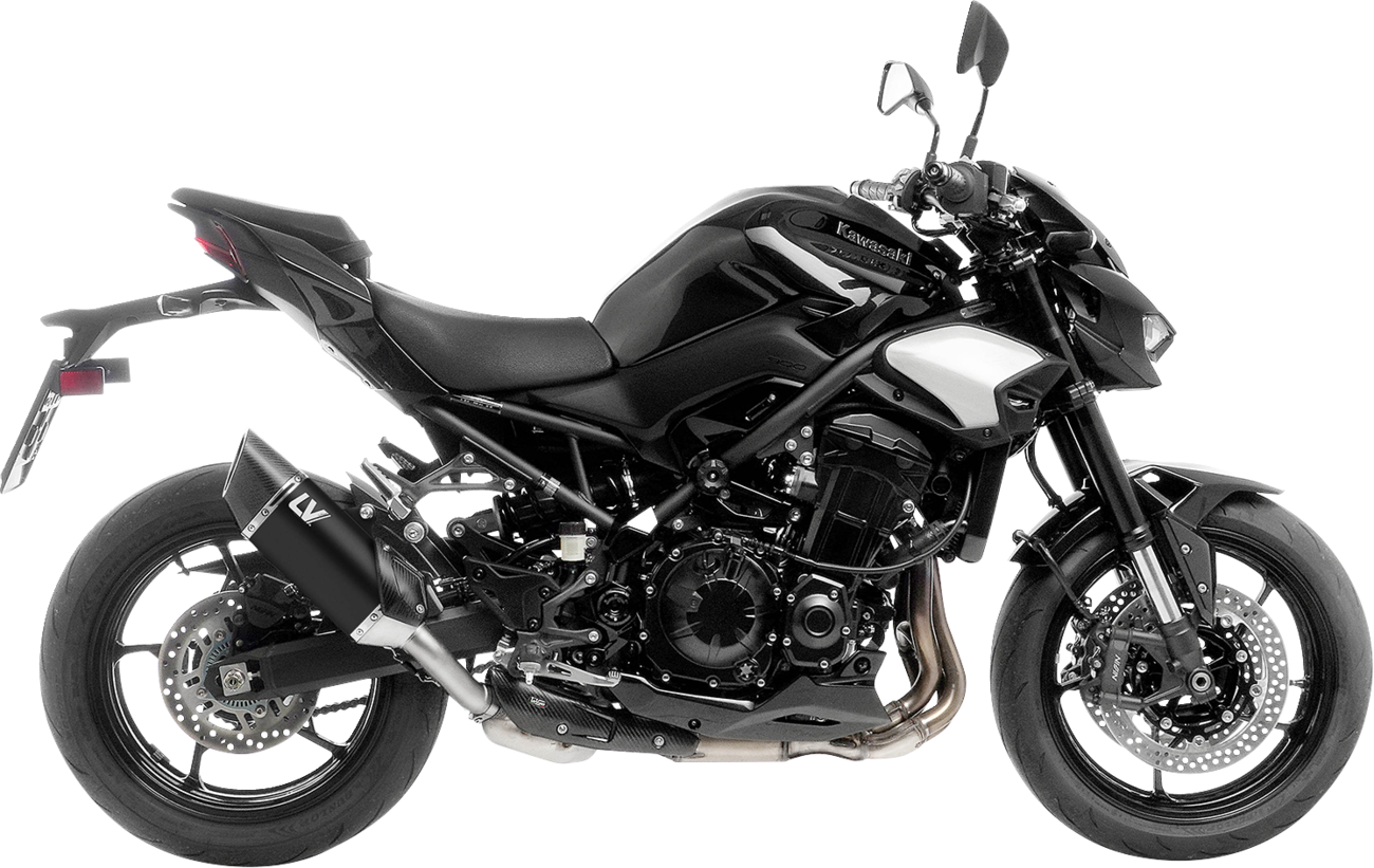 LEOVINCE LV-14 R Slip-On Muffler - Black Edition - Z 900 15605BU