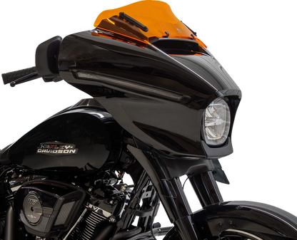 KLOCK WERKS Kolor Flare® Windshield - 6-1/2" - Orange - '23-'25 FLHX KWW-01-0742
