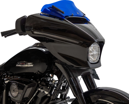 KLOCK WERKS Kolor Flare® Windshield - 6-1/2" - Blue - '23-'25 FLHX KWW-01-0745