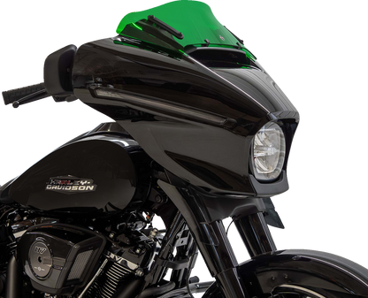 KLOCK WERKS Kolor Flare® Windshield - 6-1/2" - Green - '23-'25 FLHX KWW-01-0744