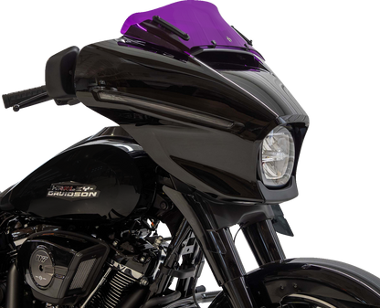 KLOCK WERKS Kolor Flare® Windshield - 6-1/2" - Purple - '23-'25 FLHX KWW-01-0746
