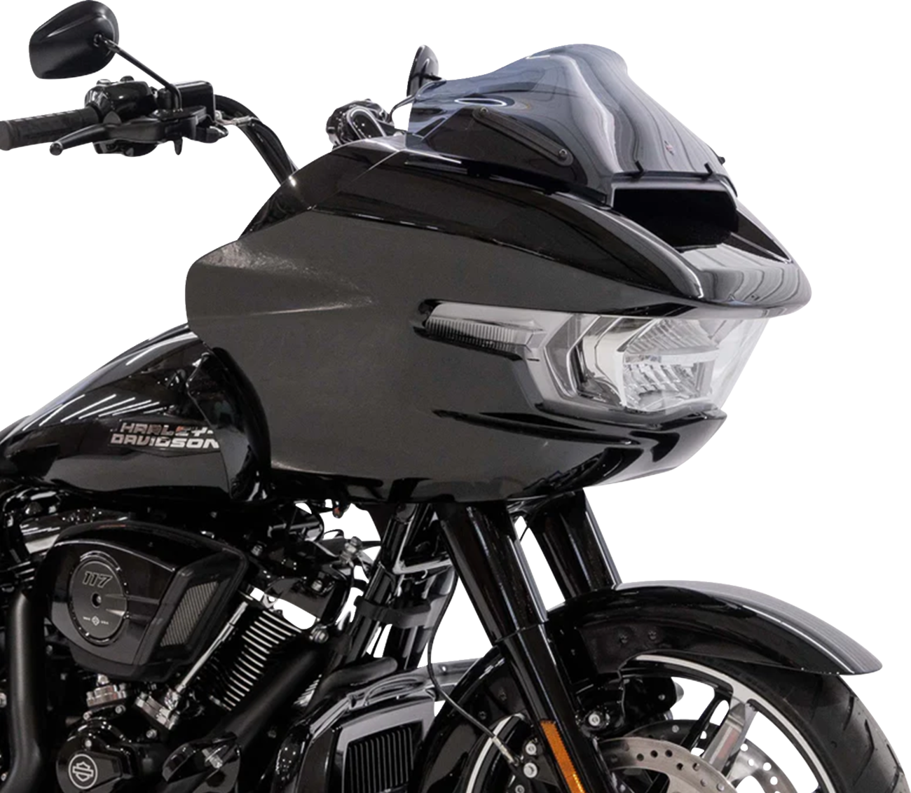 KLOCK WERKS Pro-Touring Flare® Windshield - 15" - Dark Smoke - '23-'25 FLTRX KWW-01-0763-DS