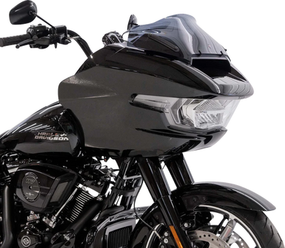 KLOCK WERKS Pro-Touring Flare® Windshield - 15" - Dark Smoke - '23-'25 FLTRX KWW-01-0763-DS