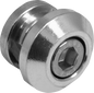 MEMPHIS SHADES 2-Part Plate Connector Assembly - Trigger-Lock® - Polished MSC1004
