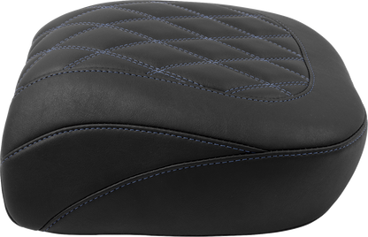 MUSTANG Wide Tripper™ Seat - Passenger - Sky Blue Stitching - FLT/FLH '23-'25 88511SB