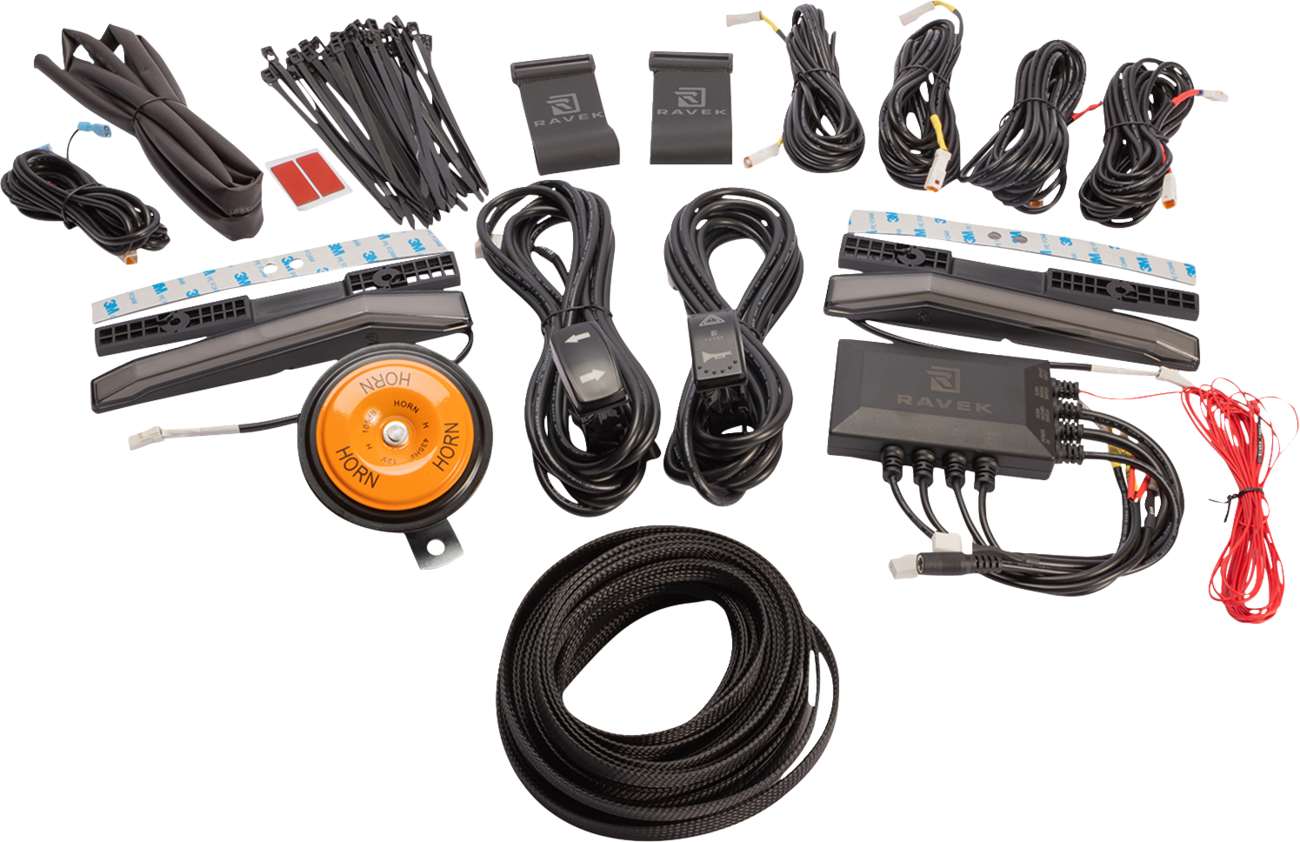 RAVEK Turn Signal Kit - Amber - White Running Light - Can-Am Maverick 65-306