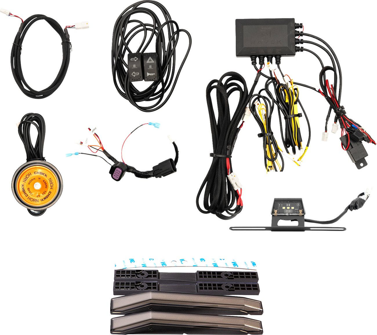 RAVEK Turn Signal Kit - Amber - White Running Light - Polaris XPEDITION 64-9010