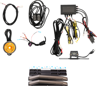 RAVEK Turn Signal Kit - Amber - White Running Light - Polaris XPEDITION 64-9010