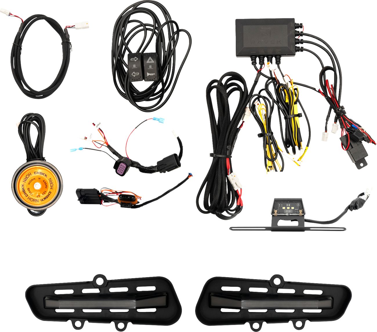 RAVEK Turn Signal Kit - Amber - White Running Light - Ranger XP 1000 64-1008