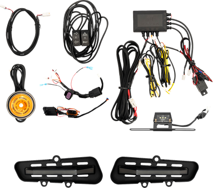 RAVEK Turn Signal Kit - Amber - White Running Light - Ranger XP 1000 64-1008