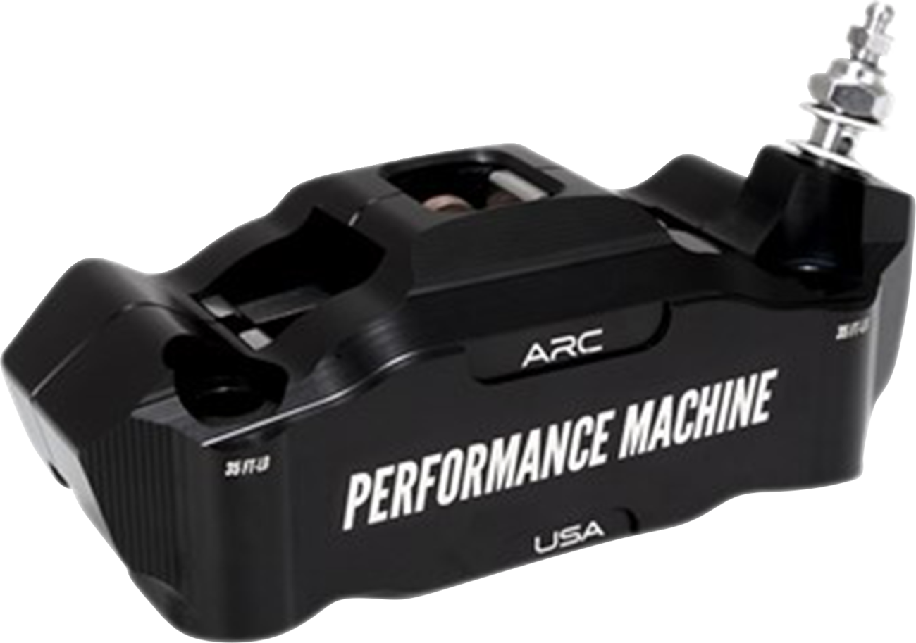 PERFORMANCE MACHINE (PM) Radial Mount Caliper - Front Right - Black Anodized 0052-2426-MB