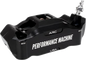 PERFORMANCE MACHINE (PM) Radial Mount Caliper - Front Right - Black Anodized 0052-2426-MB