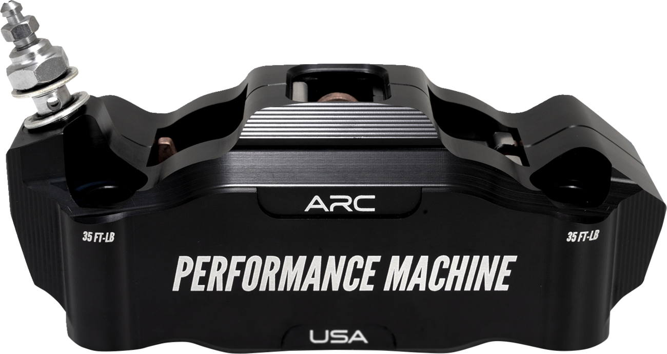 PERFORMANCE MACHINE (PM) Radial Mount Caliper - Front Left - Black Anodized 0052-2427-MB