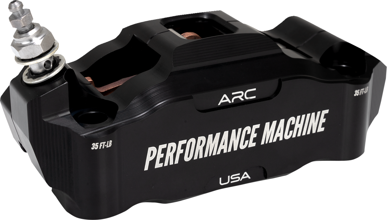 PERFORMANCE MACHINE (PM) Radial Mount Caliper - Front Left - Black Anodized 0052-2427-MB