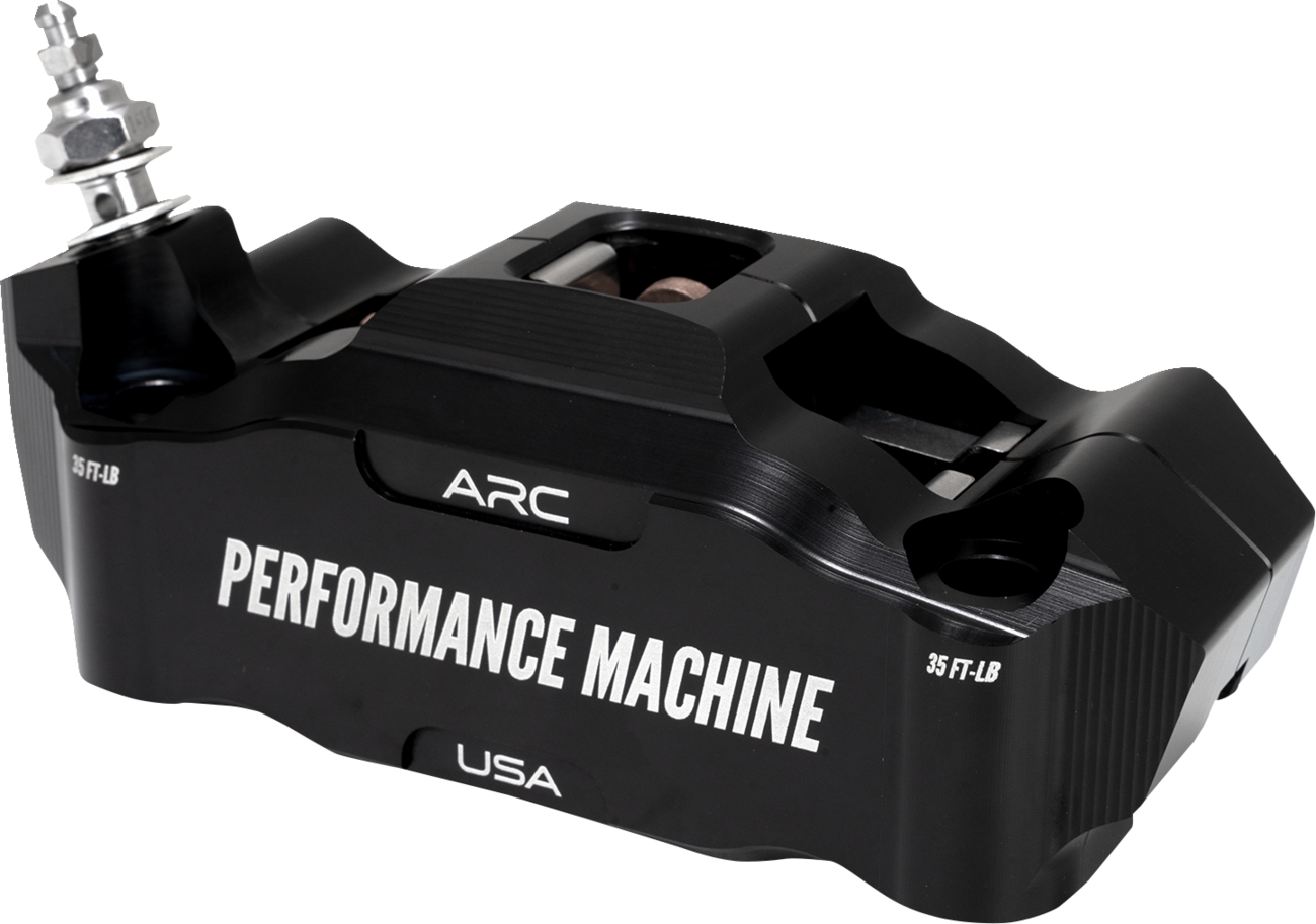 PERFORMANCE MACHINE (PM) Radial Mount Caliper - Front Left - Black Anodized 0052-2427-MB