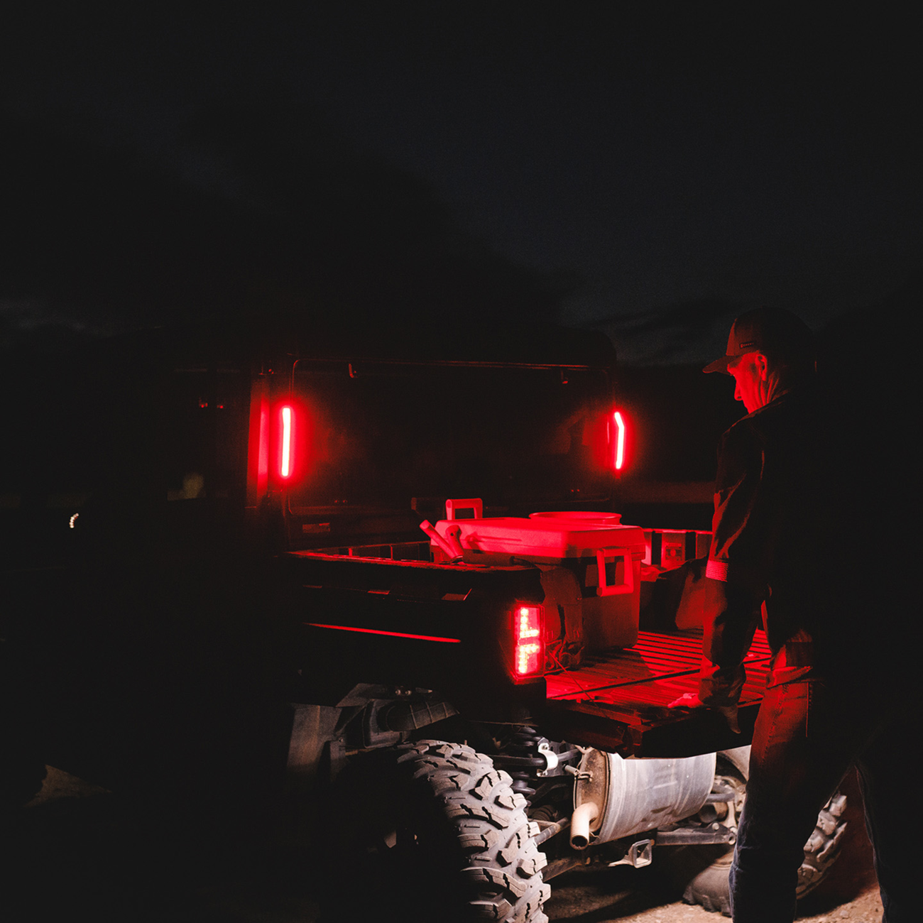 RAVEK Trunk Bed Light - Red - Ranger XD 1500 64-111R