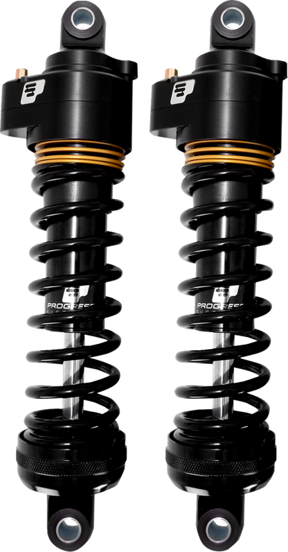 Progressive Suspension 944 Series Shock - 13 Inch to 12 Inch Ride Height - Ultra Touring with QPS Upgrade - Heavy Duty - Black/Gold 944-4020UT-QPS