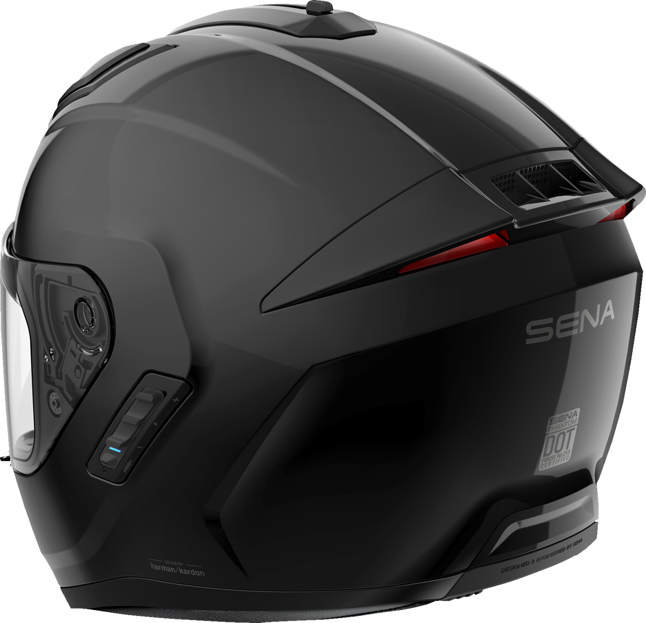 SENA Phantom Helmet - Matte Black - Medium PHANTOM-MB00M3