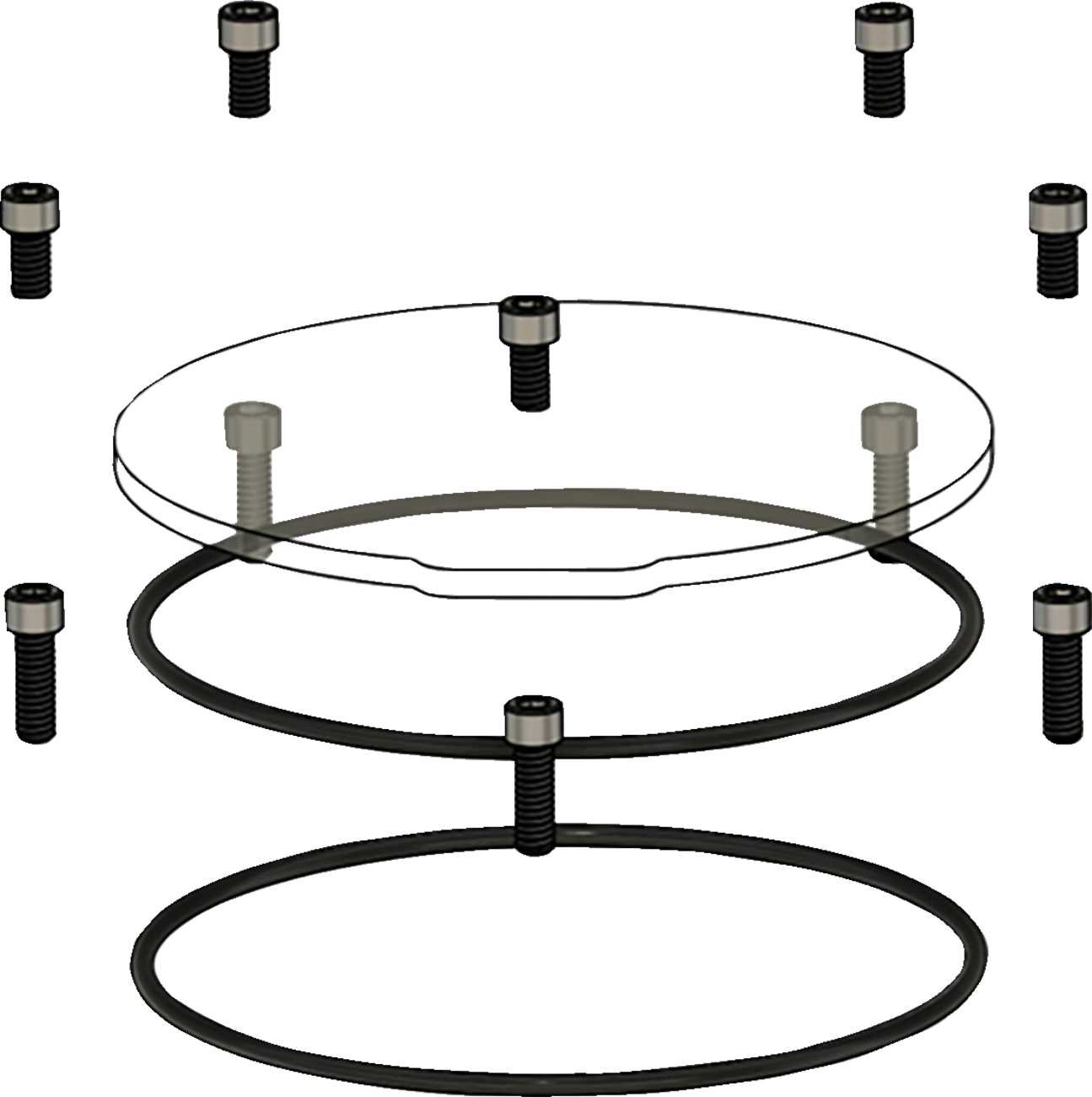 TRASK Assault Derby Cover Repair Kit - Big Twin TM-0041-RK