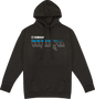 Yamaha Apparel Yamaha Racing Moto Hoodie - Black Medium (Part Number: LEM25S-M35-M)