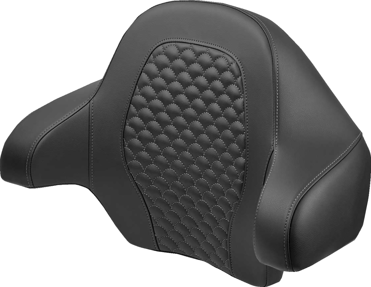 SADDLEMEN Tour Pak - Dragon Scale - Gray Stitch - FLH/FLT '14-'24 814-07-20902