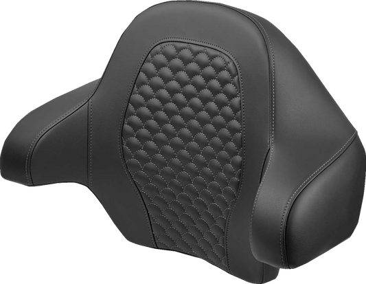 SADDLEMEN Tour Pak - Dragon Scale - Gray Stitch - FLH/FLT '14-'24 814-07-20902