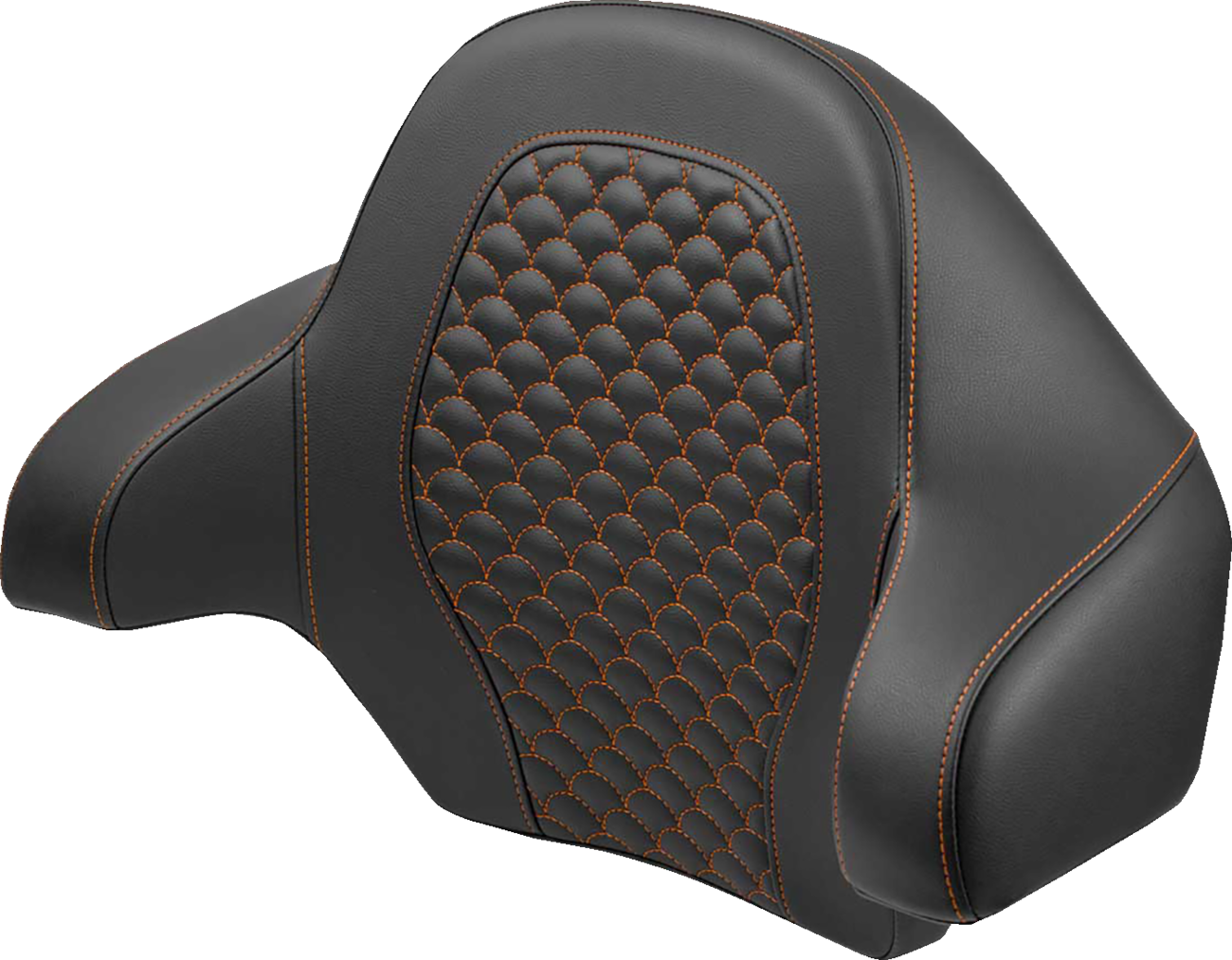 SADDLEMEN Tour Pak - Dragon Scale - Orange Stitch - FLH/FLT '14-'24 814-07-20903